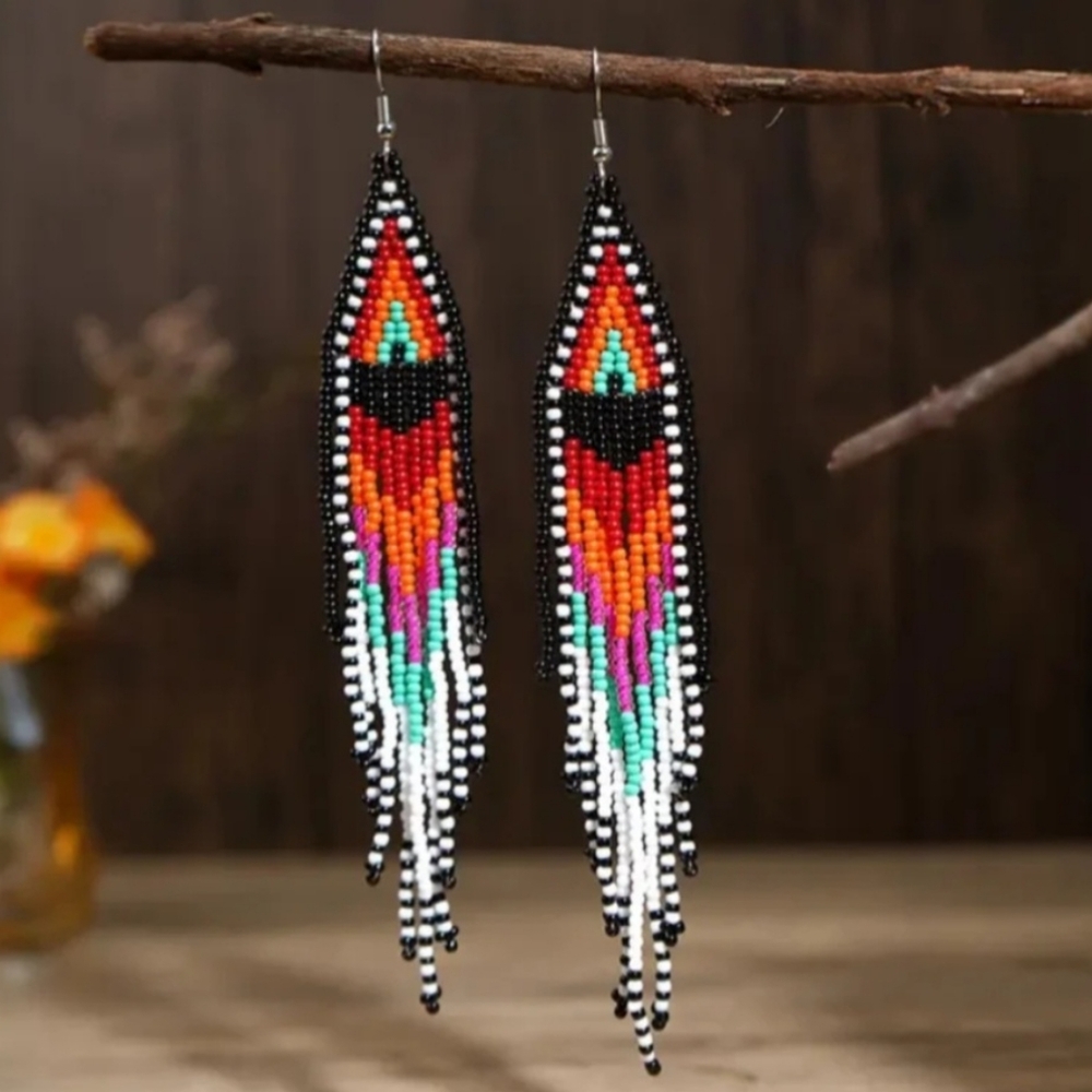 Unique Beaded Earrings